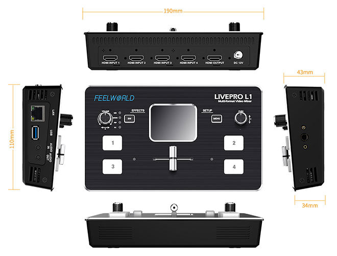 本格スイッチャー「FEELWORLD LIVE PRO L1 (V1)」使用レビュー｜カメラ