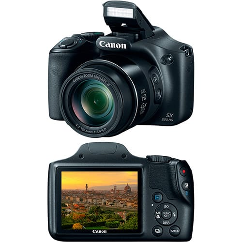 Canon PowerShot SX520 HS 16 Mega Pixels Super Zoom ótico 42X