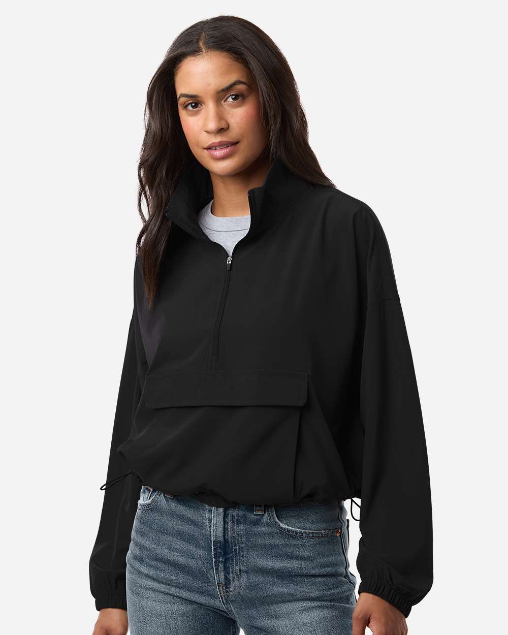 Boxercraft BW5204 - Women's Stretch Woven Quarter-Zip Pullover