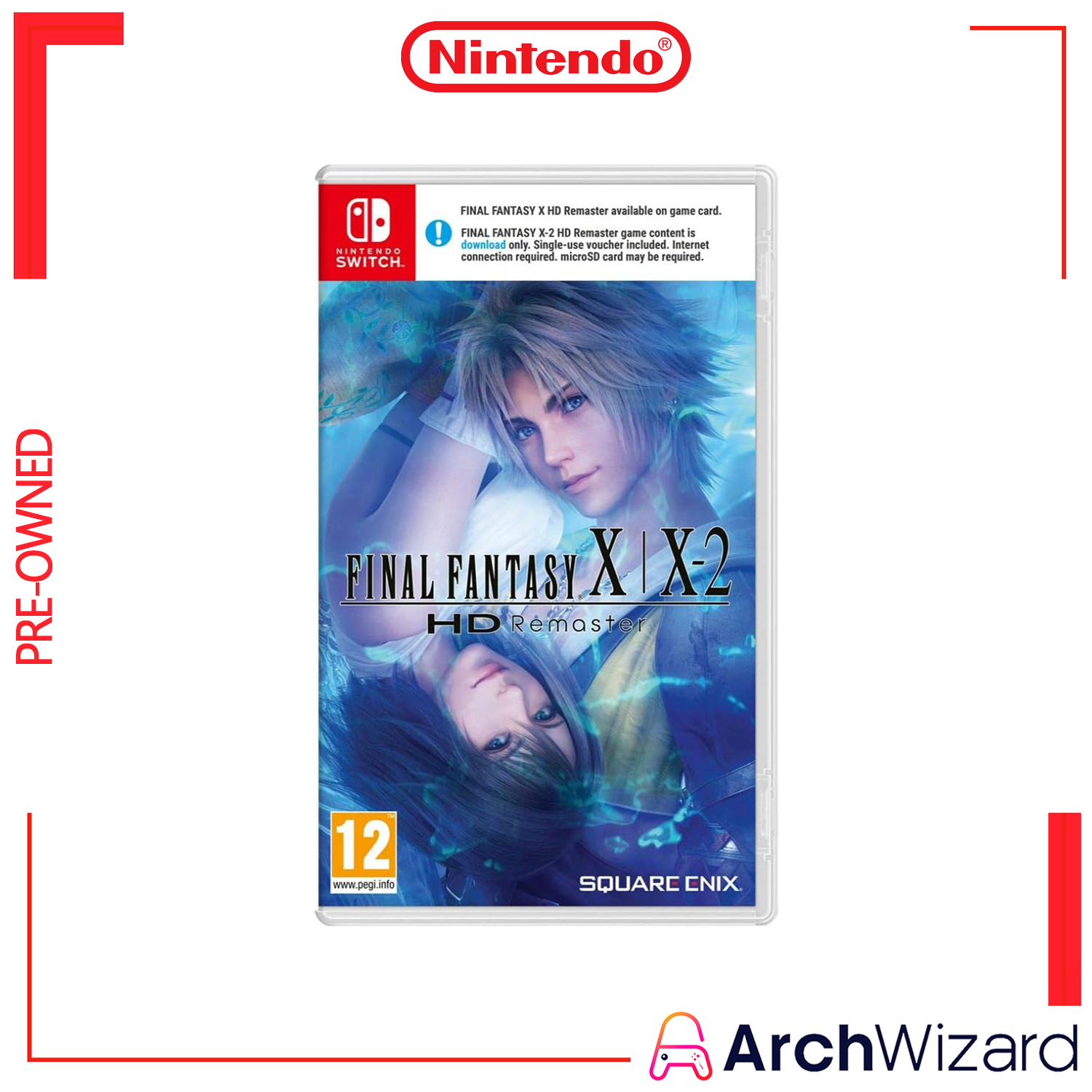 Final Fantasy X X2 HD Remaster (Nintendo Switch Game) – ArchWizard