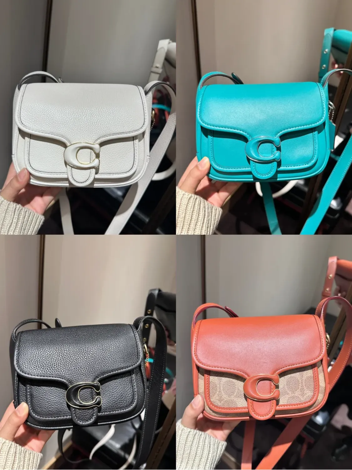 週末限】COACH TABBY MESSENGER19 ホワイト COACH（コーチ） バッグ