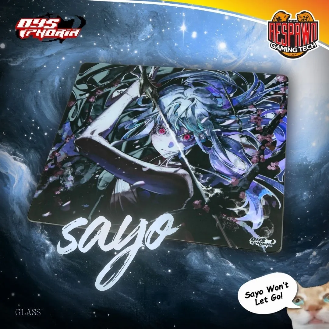 Dysphoria Sayo Glass Mousepad – Respawn Gaming Tech
