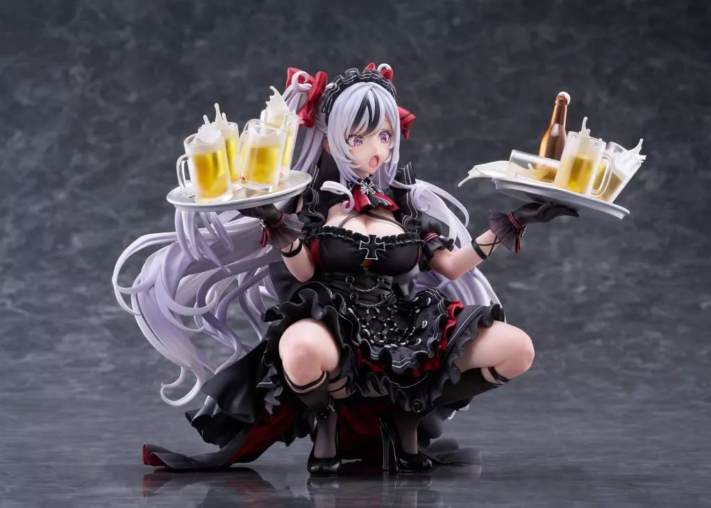 中古フィギュア　エルベ　見せ場訪れず？　あみあみ限定版 アズールレーン』 エルベ 見せ場訪れず？ 1/7 完成品フィギュア