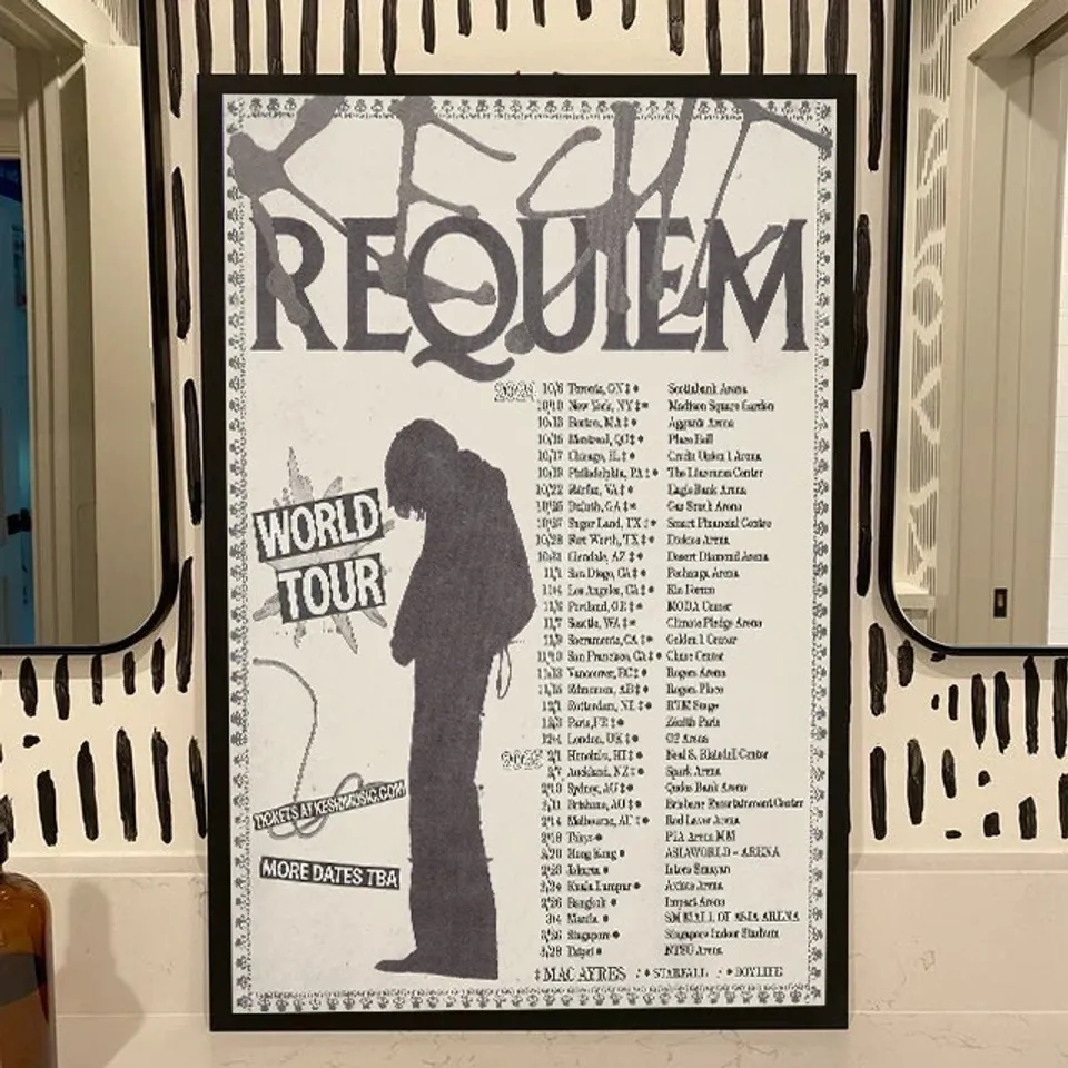 KESHI REQUIEM WORLD TOUR 2024 - 2025 Poster