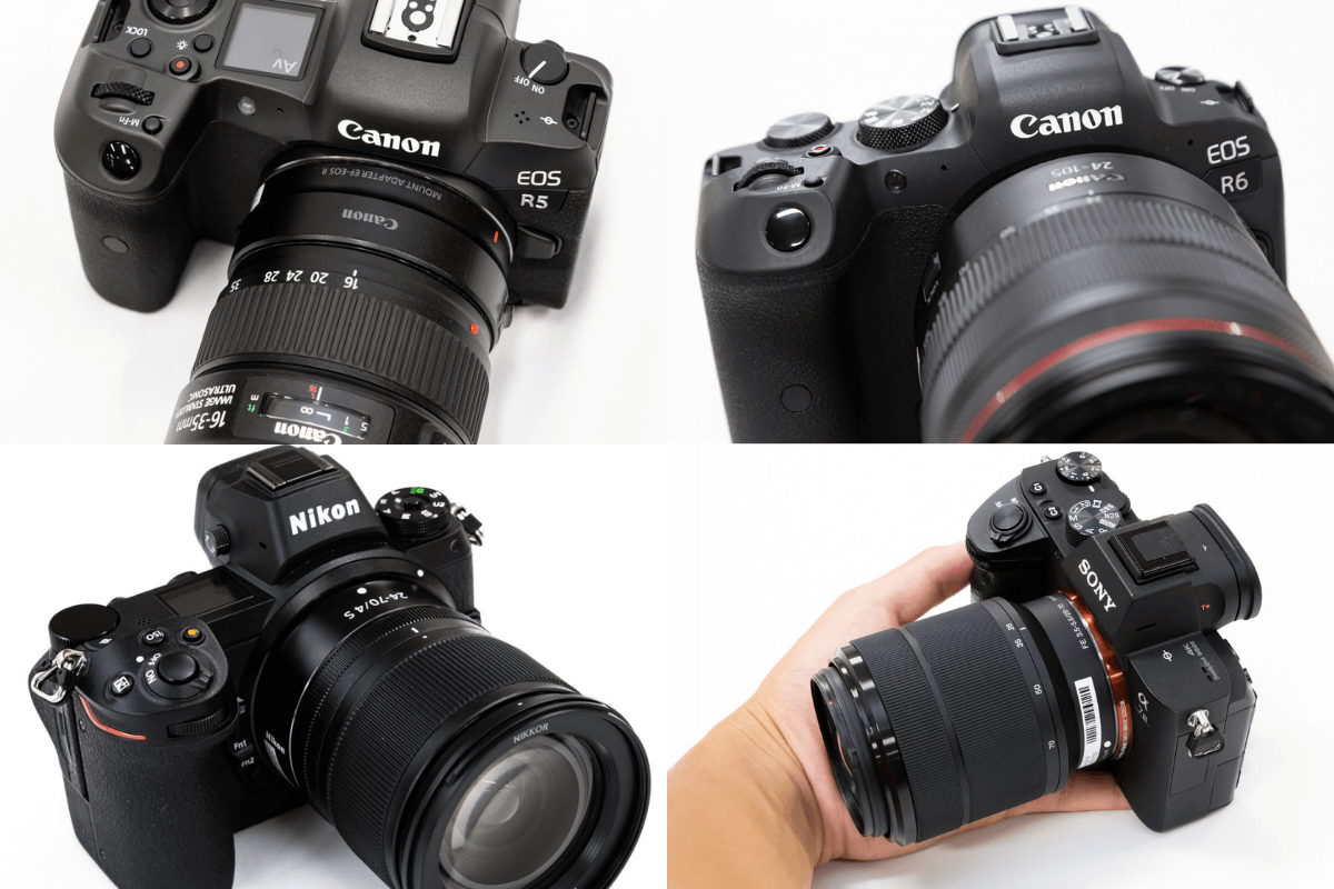Canon、Nikon、SONY代表フルサイズミラーレス一眼徹底比較。話題の最新