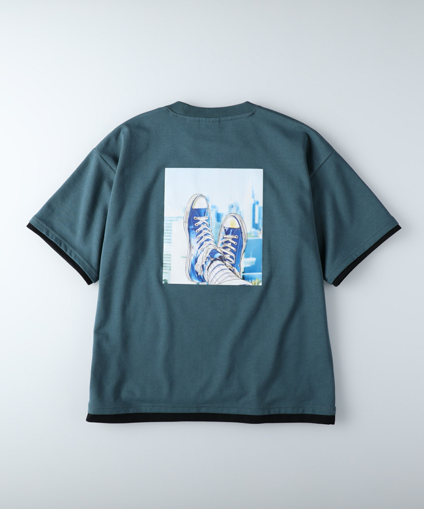 グラフィックプリントTシャツ(M ホワイト): トップス｜Right-on公式