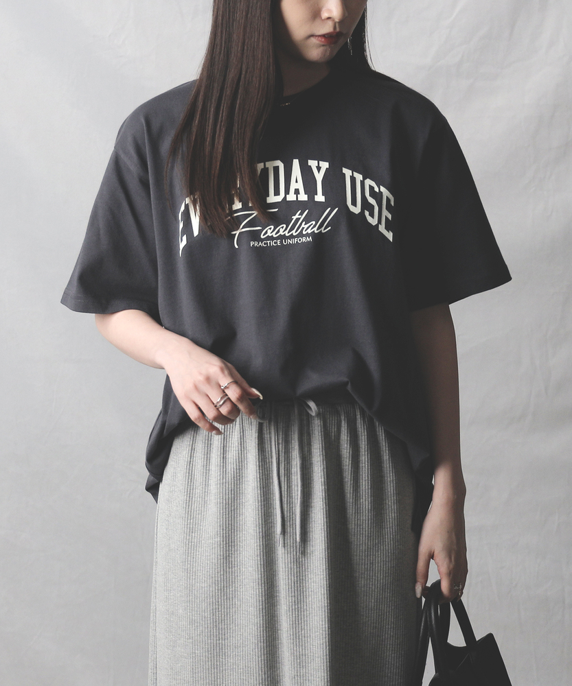 ロゴプリントTシャツ(M オフシロ): トップス｜Right-on公式オンライン