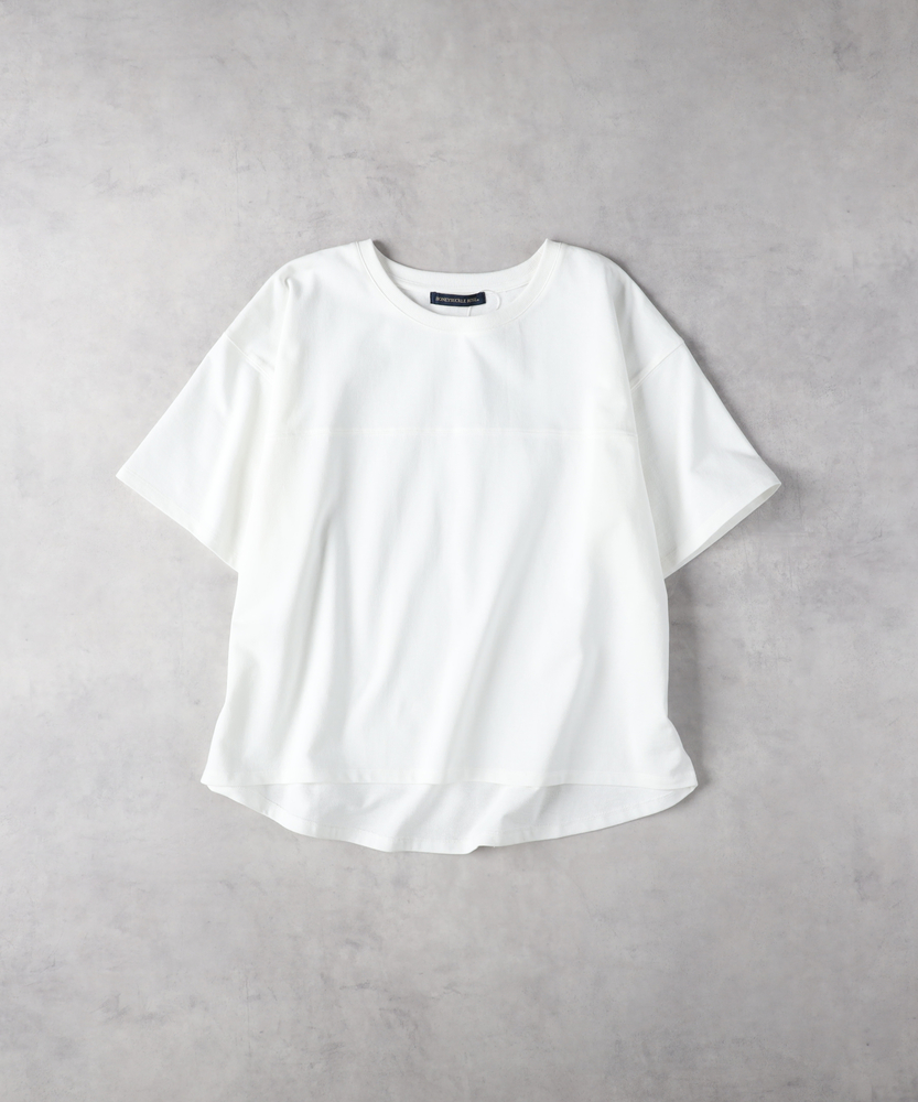 フロント切り替えワイドTシャツ(M オフシロ): トップス｜Right-on公式