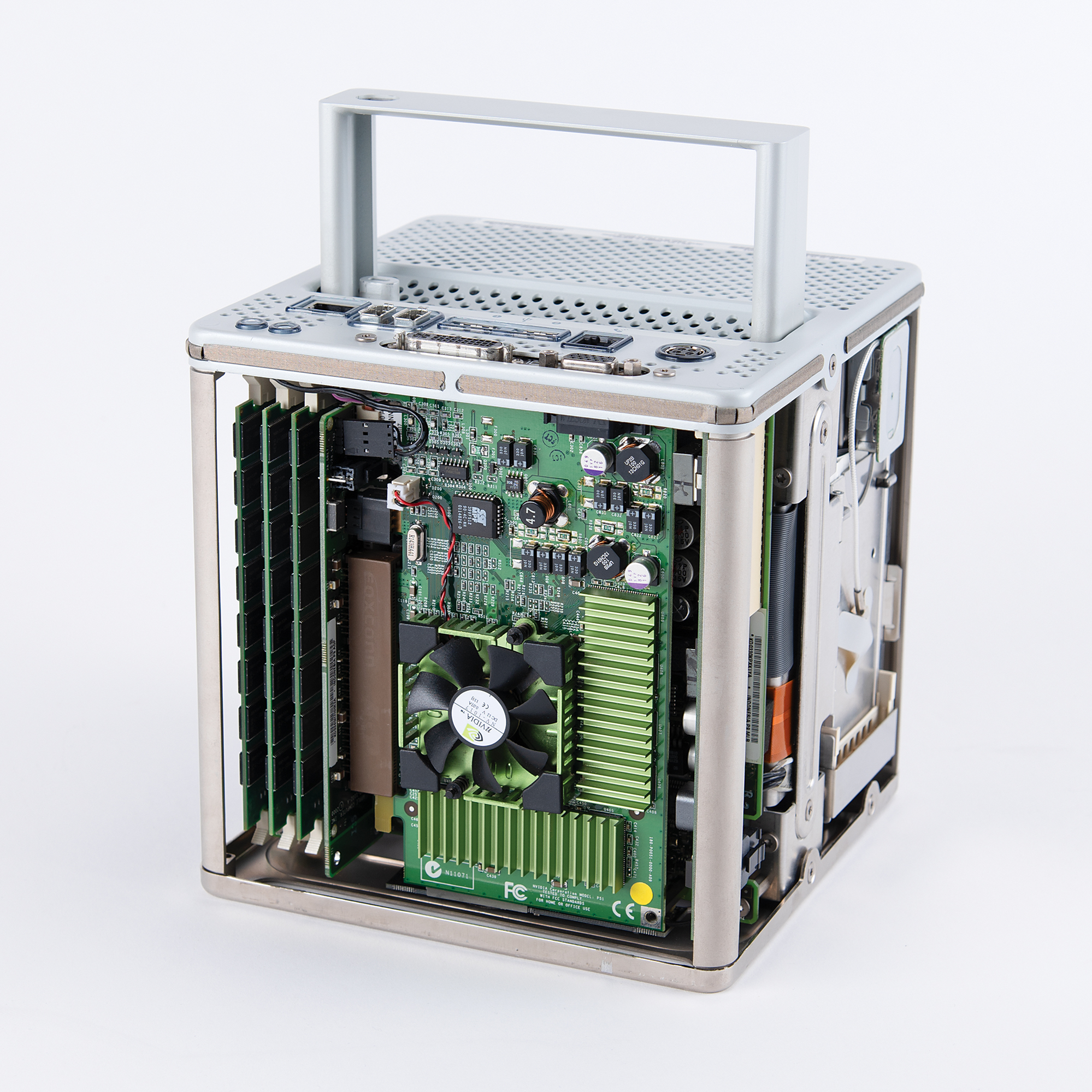 Apple Power Mac G4 Cube Desktop Computer and Apple Studio Display