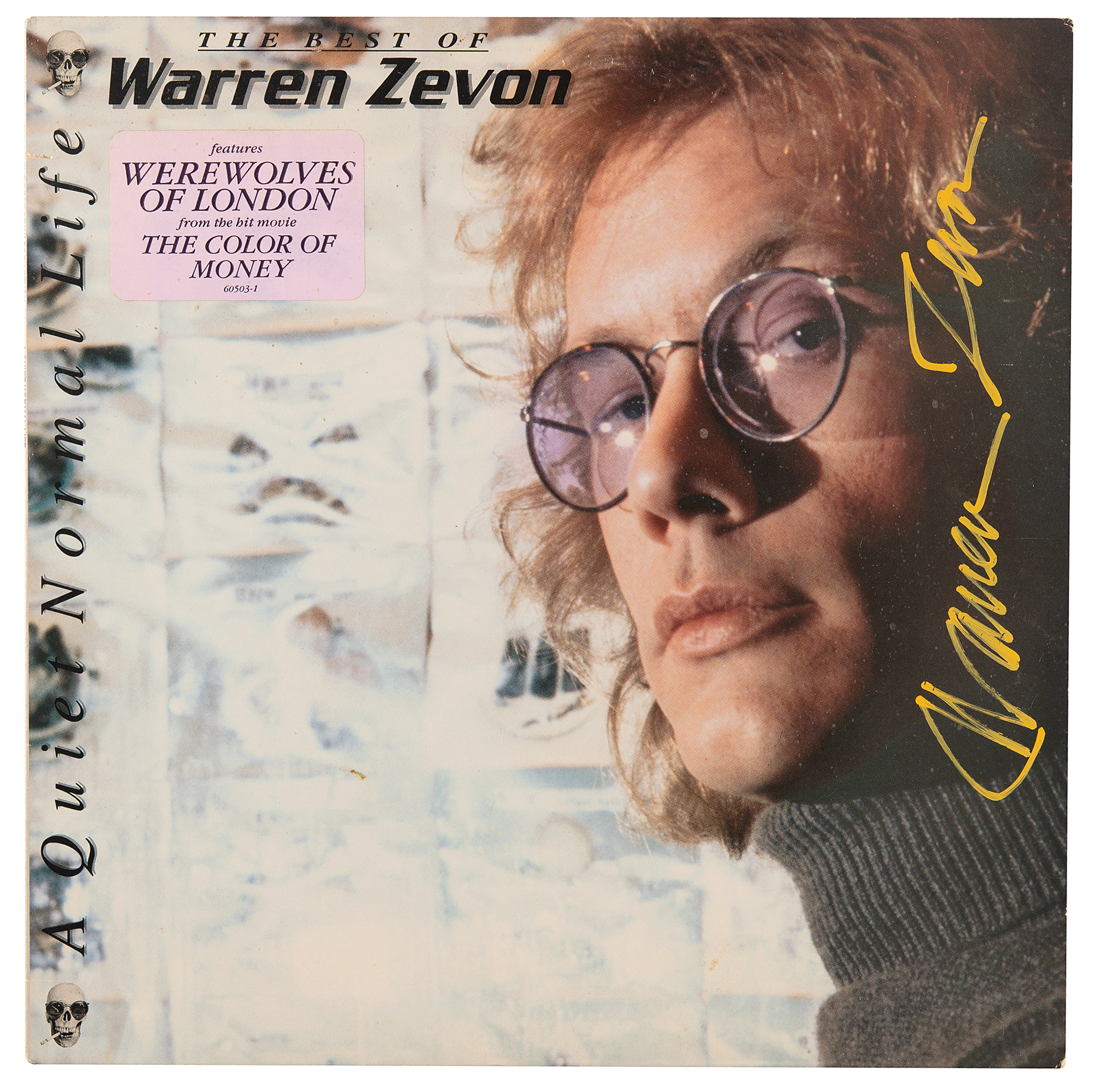 Warren Zevon Signed Album - A Quiet Normal Life | RR Auction