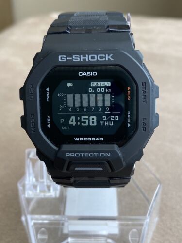Casio G-Shock 3506 GBD-200 Square Case Black Digital Watch