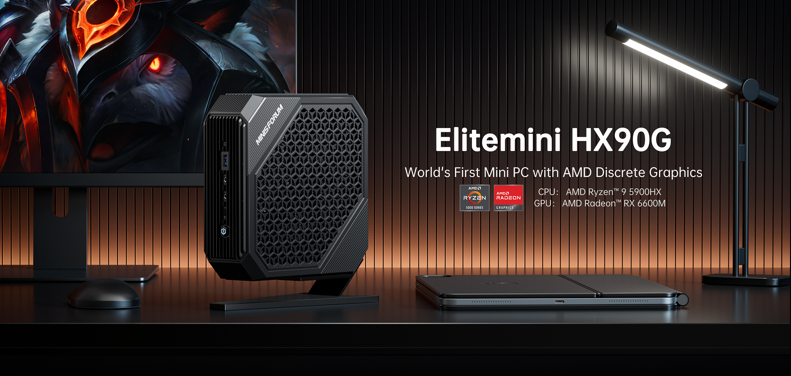Minisforum Elitemini HX90G Mini PC Goes All-AMD With Ryzen 9