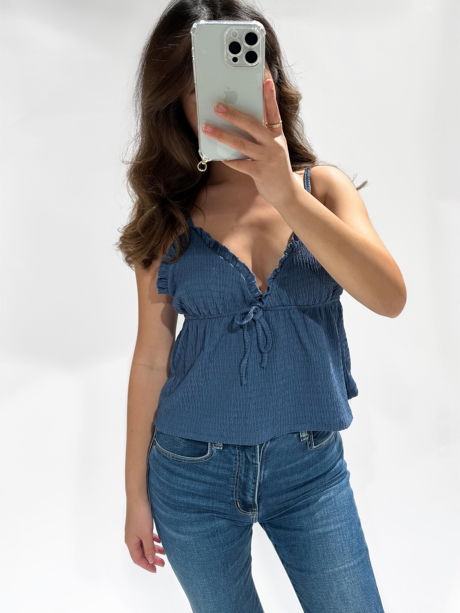 Poppy Cami Top / Navy Blue - Hello My Love