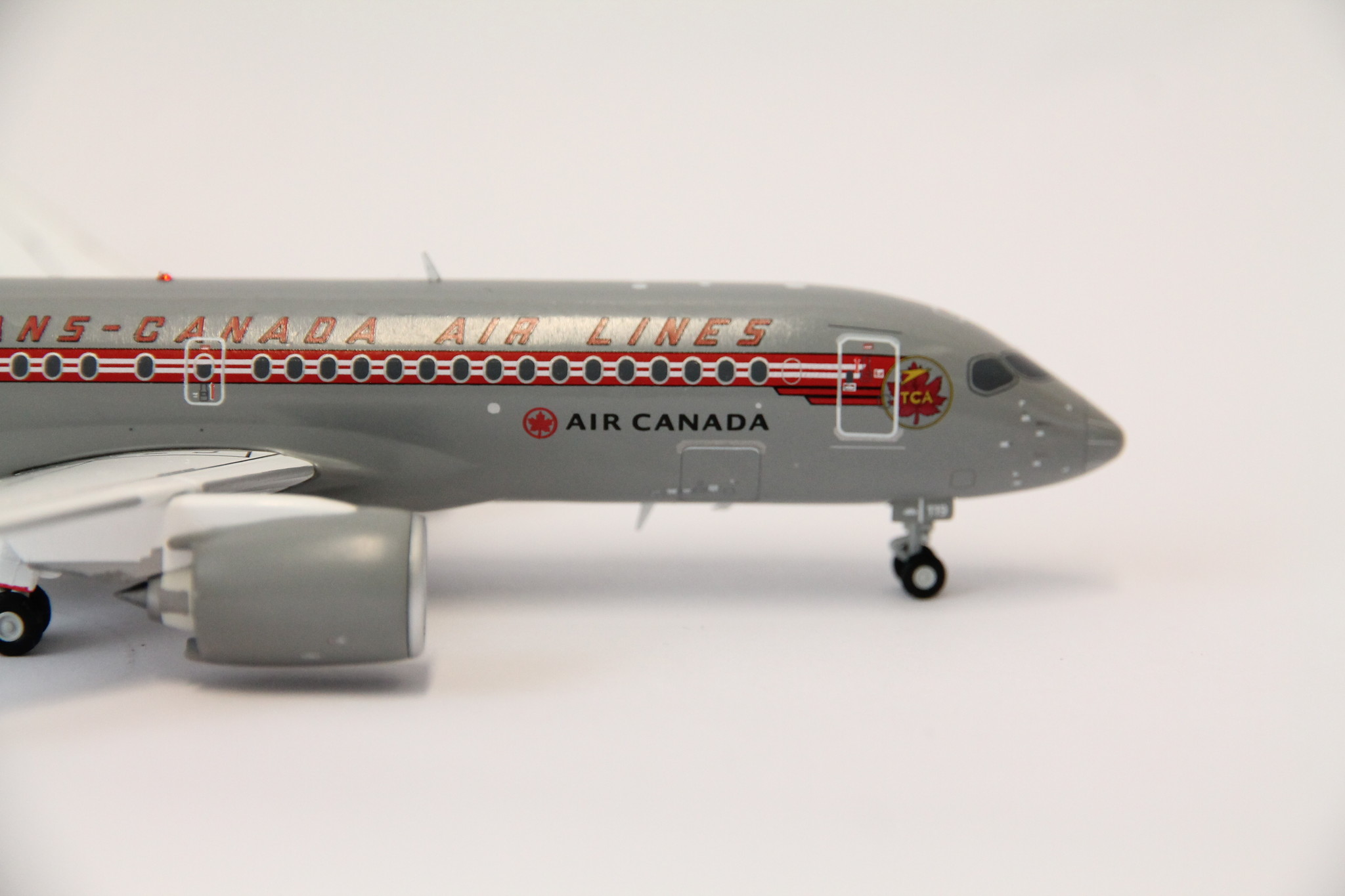 1:200 Air Canada Trans-Canada Retro A220-300 C-GNBN Gemini200