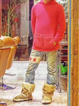 Imperfect/Perfect Malibu Cowboyのブーツを使った人気ファッション