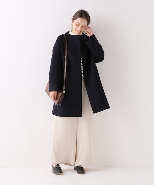 IENA（イエナ）の「ボトルネックトラペーズコート◇（）」 - WEAR
