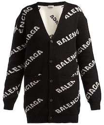 BALENCIAGA（バレンシアガ）の「Balenciaga - Logo Jacquard Cardigan