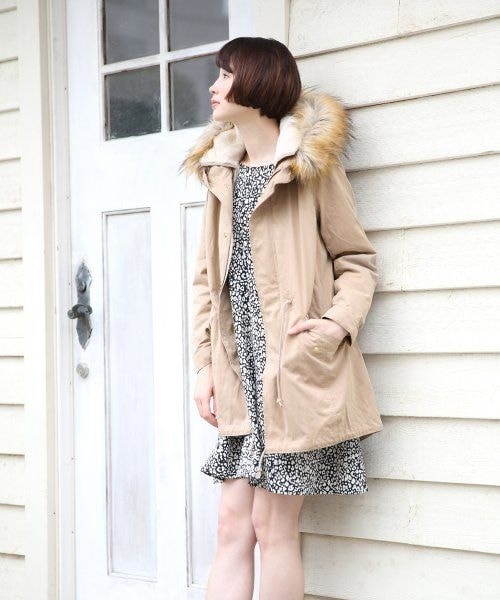 LEPSIM（レプシィム）の「【WEB先行予約】ファーライナーモッズコート