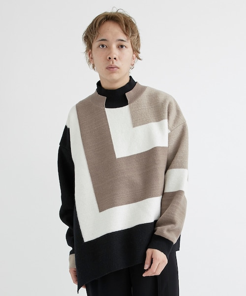 【k.k】CULLNI GRADATION KNIT ニットセーター CULLNI（クルニ） セーター ニット 「別注」GRADATION KNIIT/シャギー