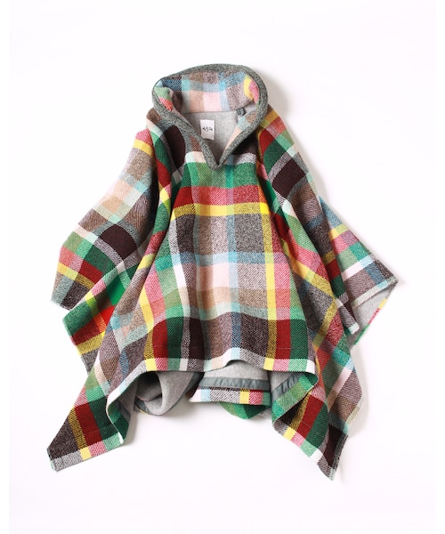 45R（フォーティファイブアール）の「HAPPY 14 ツイードPONCHO