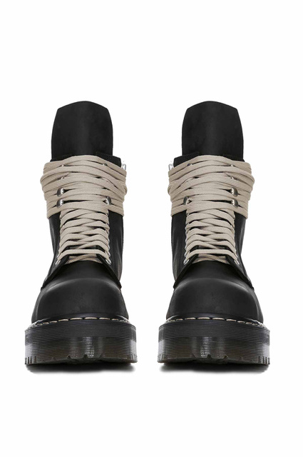 DR. MARTENS X RICK OWENS Quad Sole Steel Toe Boots - Wrong Weather