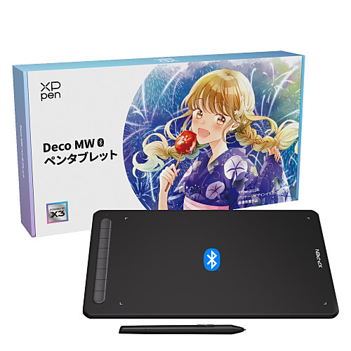 XPPen エックスピーペン Deco MW BK [ブラック] イラストコンテスト