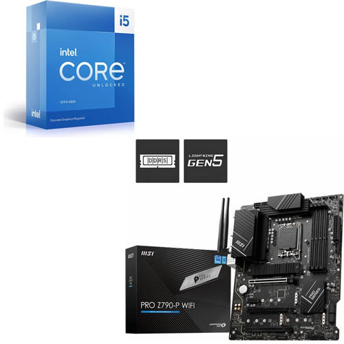 セット商品（intel + MSI） Core i5-13600KF + MSI PRO Z790-P WIFI