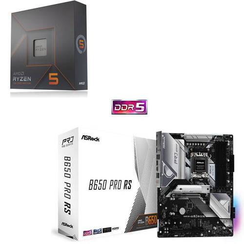 セット商品（AMD + ASRock） AMD Ryzen5 7600X + ASRock B650 Pro RS