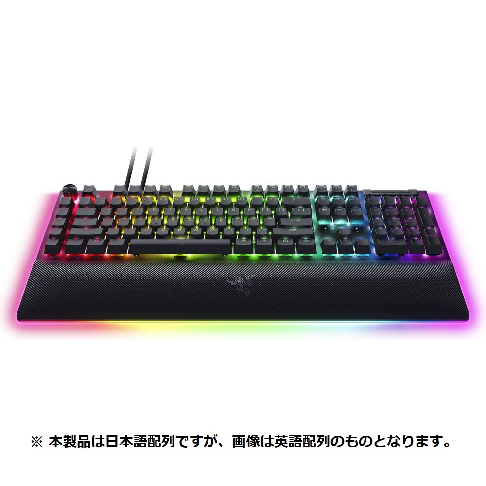 Razer レイザー BlackWidow V4 Pro JP Green Switch 有線 日本語配列