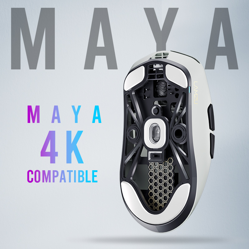 LAMZU Maya (4K Compatible) Charcoal Black ワイヤレスゲーミング