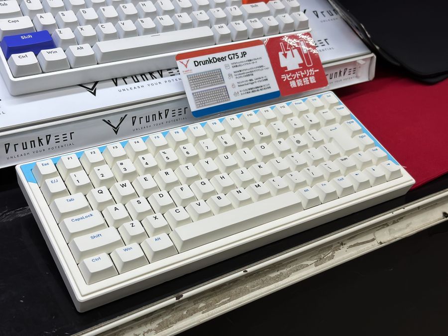 DrunkDeer G75 JP Blue [G75-W0P04-JP] 有線 日本語配列テンキーレス