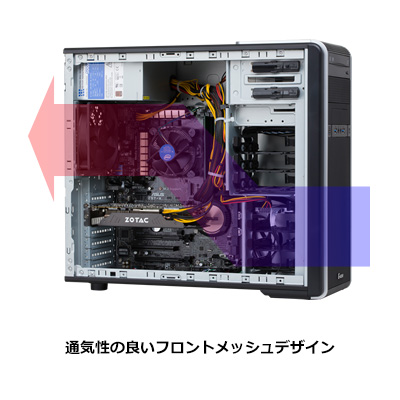 eX.computer イーエックスコンピュータ G-GEAR GA7A-D221BN/CP3 メモリ