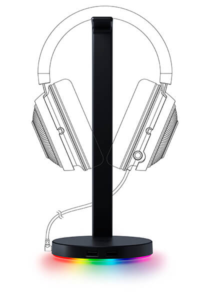 Razer レイザー Base Station V2 Chroma ヘッドフォンスタンド 7.1