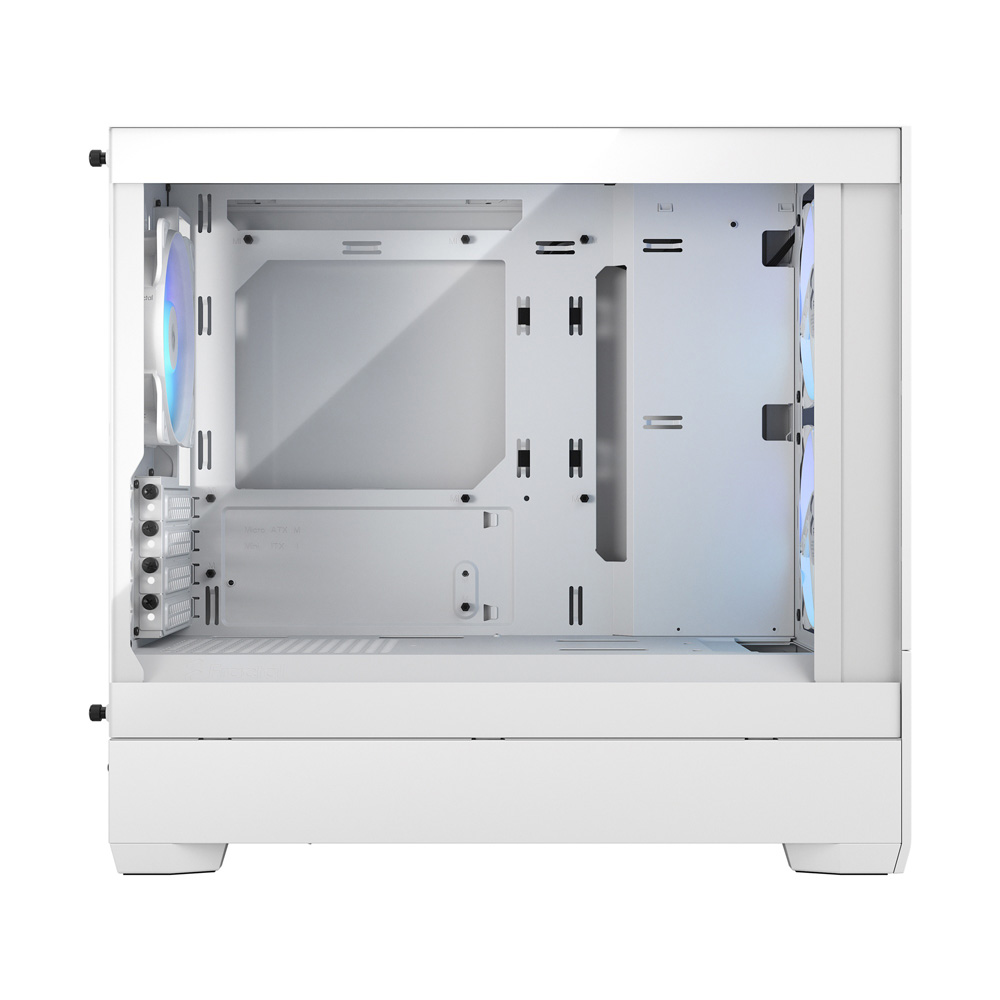 Fractal Design フラクタルデザイン Pop Mini Air RGB White TG Clear