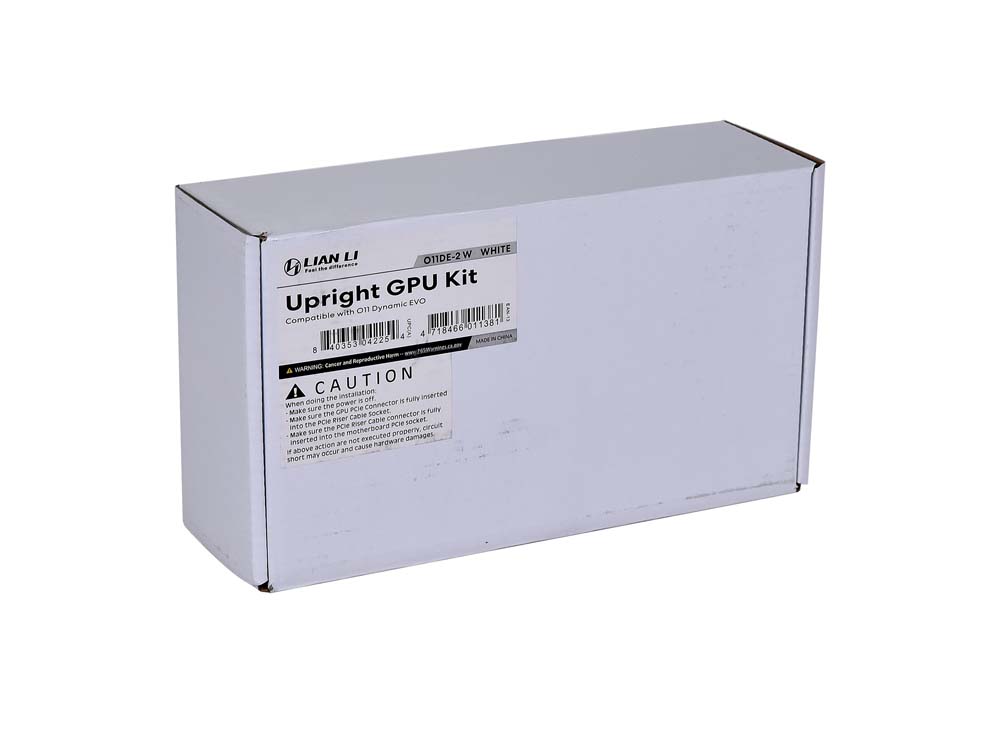 Lian Li リアンリー UPRIGHT GPU KIT O11 DE-2W （ホワイト）｜ツクモ