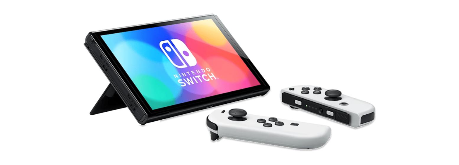 Nintendo Switch™ OLED Model White Set - Enhanced Gaming Experience