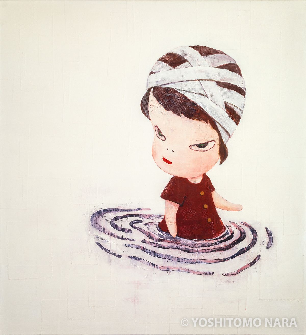 No.YNF1237 - 深い深い水たまり II 1995 | YOSHITOMO NARA The Works