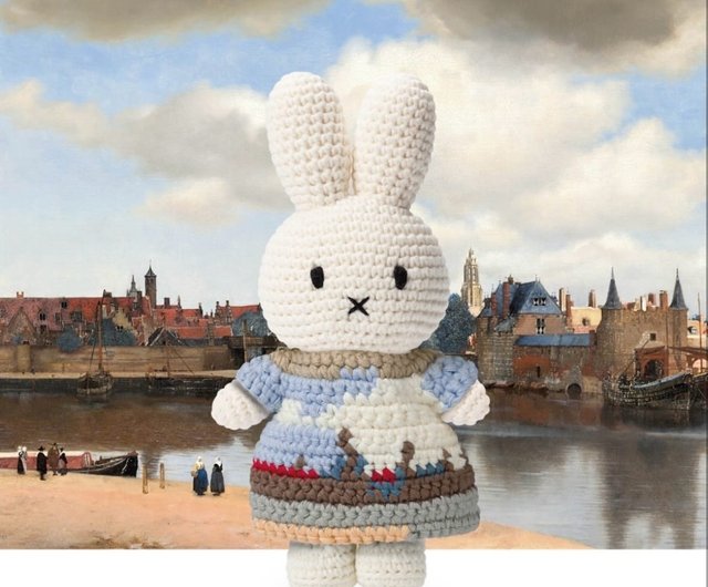 送料無料】台湾 オランダ Just Dutch | ミッフィー編みぐるみと