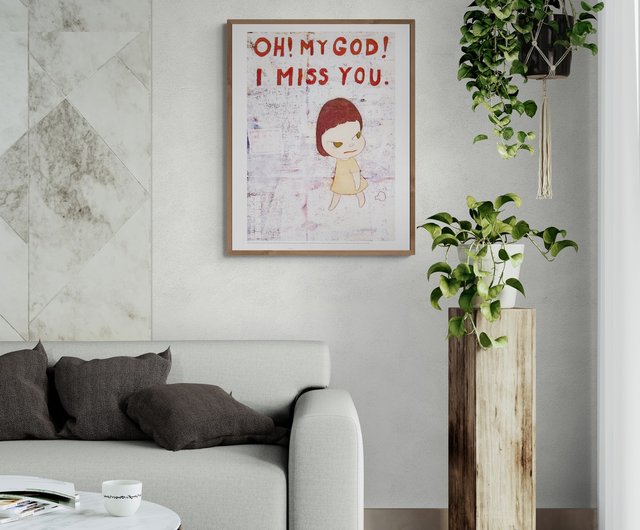 送料無料】台湾 【オリジナル】奈良美智 OH! MY GOD! I MISS YOU