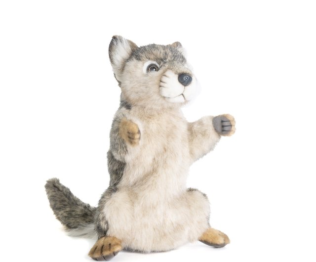 台湾 ハンザ 7949-ウルフ ハンドパペット 高さ44cm hansacreation-tw