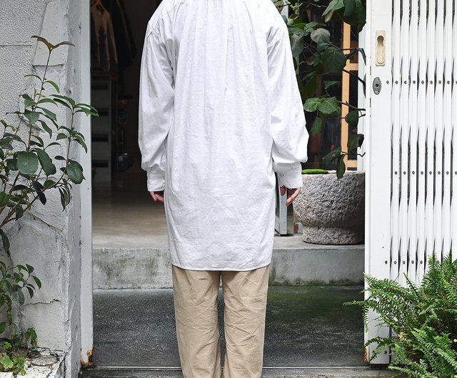 台湾 1900-30s フランスアンティーク リネンシャツ / アンティーク