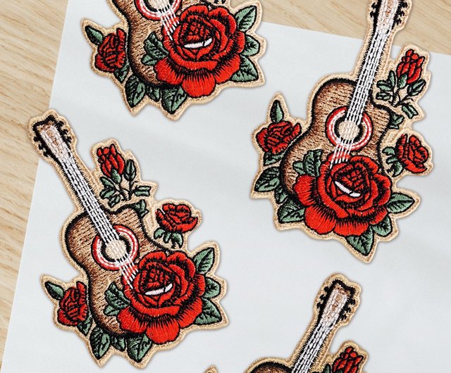 台湾 【刺繍ワッペン】ローズミュージシャン ICONA - Pinkoi