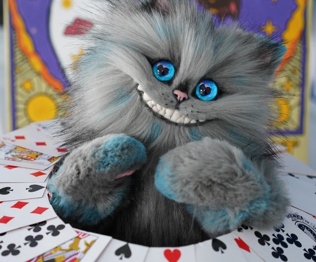 ロシア チェシャ猫のハート目 Monkey Business Toys - Pinkoi