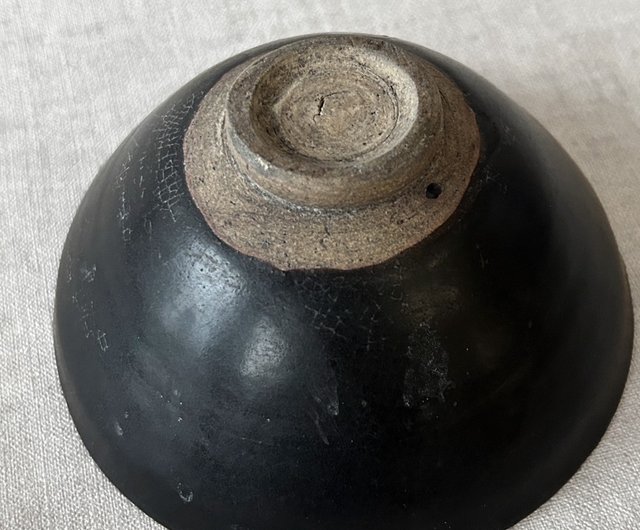 免運】中國宋代吉州窯天目黑釉木葉碗│一心一葉一菩提古樸自然瑞文堂