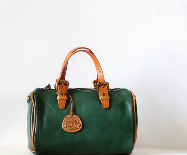 2Way牛革ミニボストンバッグ斜め掛けショルダーバッグ Travel Light