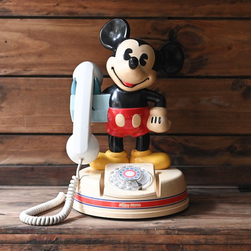 ヴィンテージ ミッキー 電話 レア☆ ヴィンテージ ミッキーマウス 電話