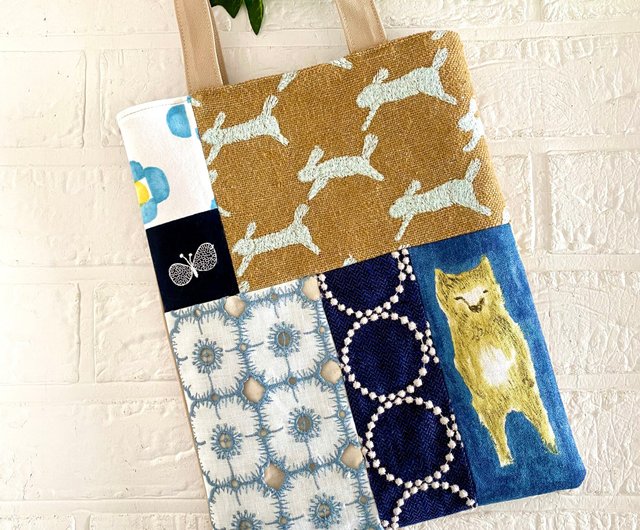 ミナペルホネン パッチワーク 手提げバッグ minaperhonen ユーカリの実