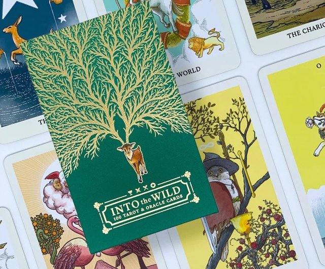 香港 Into The Wild 深き森の動物タロット&オラクルカード 100枚