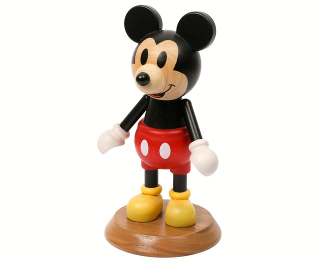 台湾 【ミッキー】ディズニー 木製立ち置物 ホームオーナメント 人形