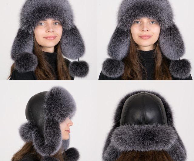 送料無料】ウクライナ レディースファーハット 冬用 ウシャンカファー